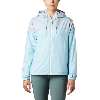 Columbia Flash Forward Lined Windbreaker, Chamarras Azules Grises Para Mujer | 579684-RFV